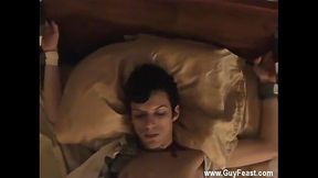 Gay belly young Trace rips William'_s shirt off and makes him