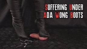 Suffering Under Ada Wong Boots (Close Version) - TamyStarly - Cock Balls Crush Trample, Shoejob, Bootjob, CBT, Ballbusting, Trampling, Stomping