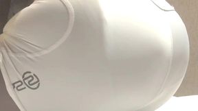 black muscle big butt dad tit play & vibrating toy stimulation