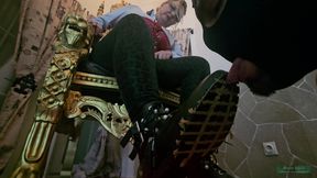 Monika Schmidt Dirty Shoe Soles Licking Giantess Boot Worship