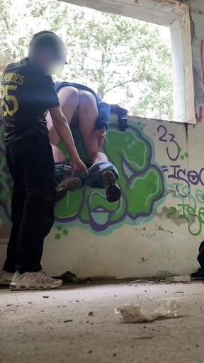Amateur Boy Trapped! His Jeans Depantsed to Expose His Smooth Hairless Pale Bubble Butt. Then Spanked and Licked