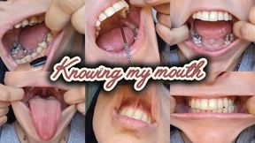 Knowing my mouth!