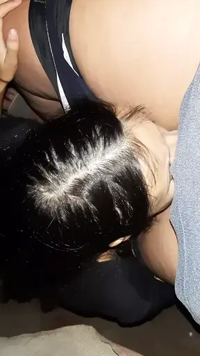Neighbor girl seduces me in the barn, we share a secret lesbian lust