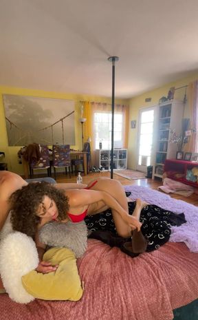 I Make This Hung Stud Cum Deep Inside Me After I Try a Ton of New Fun Positions on Top of Him.