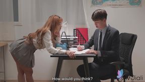 Naughty Chinese student desperately wants her sassy teacher