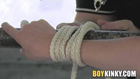 ”Justin Tiempo has his prick throbbing & licking precum from his masters c”