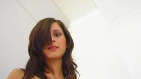 ”Monica's first ass fucking has two cocks up her booty. Facials”