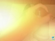 no hands large white uncut cock play! tight foreskin phimosis