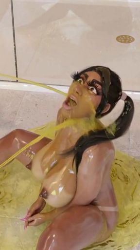 Alayah's pee fun   Clip 2