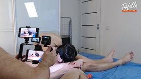 Real homemade threesome. MFM. Part 2. 21743