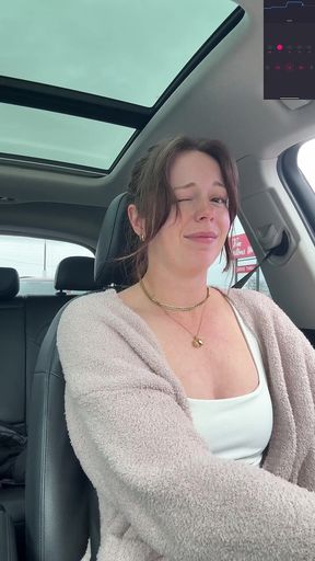 Cumming in a Tim Hortons Drive Thru!