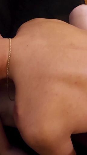 Submissive Kate man loves her first time being man handled by two men! - All group sex