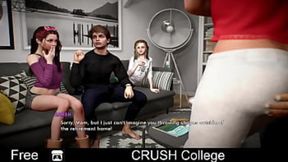 CRUSH College Visual Novel, Free Game, Explicit Adventure