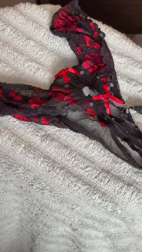 Cum on Wife's Panties 11