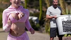 Blonde Teen Takes Big Cock in Jail Cell Fling