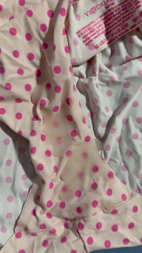 Cum on wife's panties 44