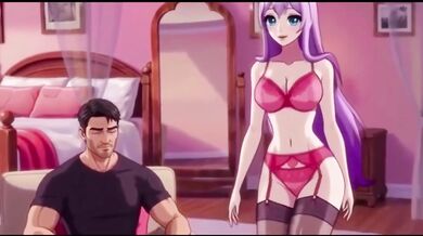Stepdaughter’s bra and panties wreck stepdad in taboo anal creampie