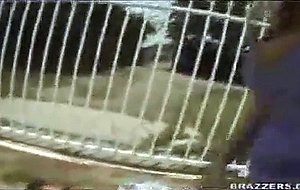 Nikki Benz fucks the cars repairmans big hard dick