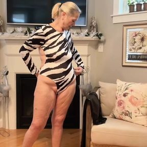 Danielle Dubonnet 65 Year Old MILF Try On #2