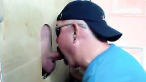 It has always been his dream to be sucked in a glory hole