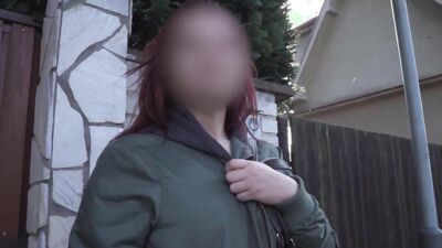 Redhead teen babe asking forgiveness from a priest then sucking and riding his dick