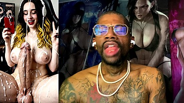 Transgender Streamer Cumming All Over Herself, AI Generated