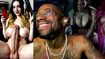 Transgender Streamer Cumming All Over Herself, AI Generated