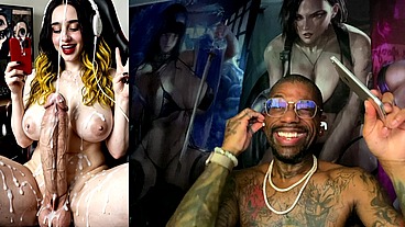 Transgender Streamer Cumming All Over Herself, AI Generated