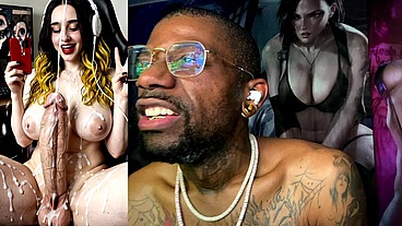 Transgender Streamer Cumming All Over Herself, AI Generated