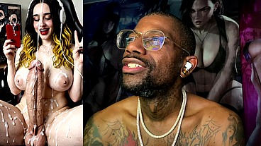 Transgender Streamer Cumming All Over Herself, AI Generated