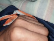 Jakol sa umaga, I got horny whe I wake up and stroking my hard dick.