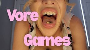Giantess Lina's Creamy Vore Punishing Tiny with Finger Fucking and Swallowing