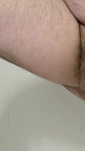 My Hairy Chubby Ass Gets Wrecked by the Thick Green Monster Dildo
