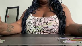 sloppy dick sucking at work
