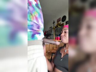 Family drama I walk to my stepsister on FaceTime Joi call I ask for a oral-sex