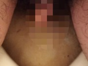 【Another Perspective】Hairy Japanese Uncircumcised Penis Peeing.