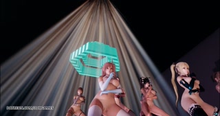 [MMD] PSY - GENTLEMAN DOA Naked Dance Marie Rose Honoka Misaki Mai Shiranui Tamaki Katsumi Nyotengu