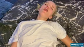 Super Hot Wife Sensually Pleases Her Husbands Gigantic Dick
