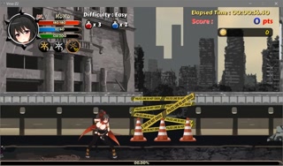 Virus ZZ [Cute Couple Gaming] EP.1 Ninja girl's pussy licked by monster