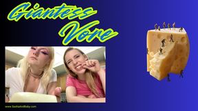 Giantess Vore Special - POV - We Fatten You Up and Drain Your Balls