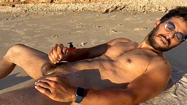 Grayalpha naked on the beach