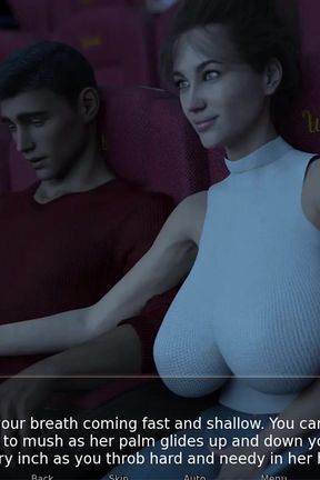 MILF Stepmom's Handjob in Dark Movie Theater - Shadows of Deceit - E08 Special