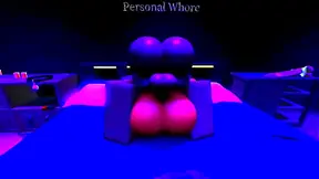 Ebony Titan Dominates Roblox Player in Steamy Hentai Encounter