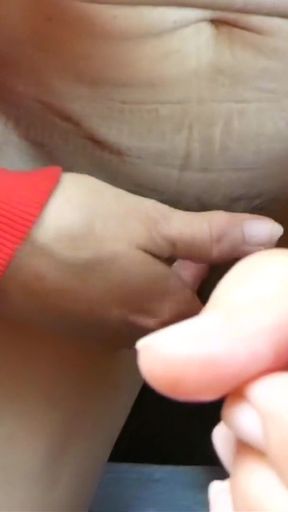 POV - Naughty MILF Gives Perfect Handjob with Cum on Tits
