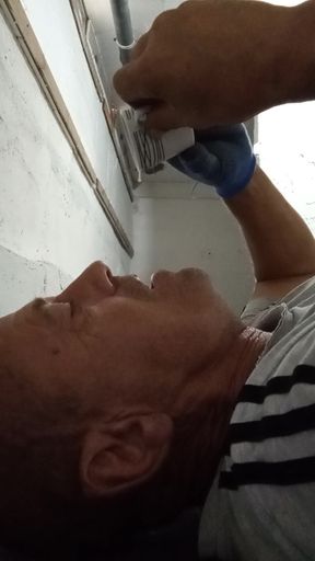 Cum on the face and in the mouth