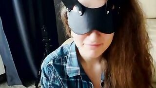 Sad performer after the party jerks off my dick