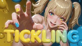 TICKLING - Bound Ticklish Boy Mercilessly Tickled on Ribs Underarms Thighs and Cock While She Rides Him Laughing Helplessly Until He Explodes in a Giggling Overstimulated Orgasm (Erotic Audio)