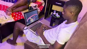 Nigerian lover bangs my pussy&#x270C; deep and throats me hard