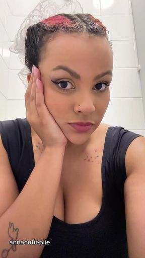 Gassy Ballerina Trying Not to Fart During Show Break