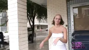 Crazy girl gets naked in downtown Tampa